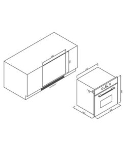 Kích thước của Lò Nướng 5 Chức Năng Malloca EB-56ERG-5C11