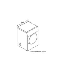 Kích thước của Máy Sấy Quần Áo Bosch WTA74200SG