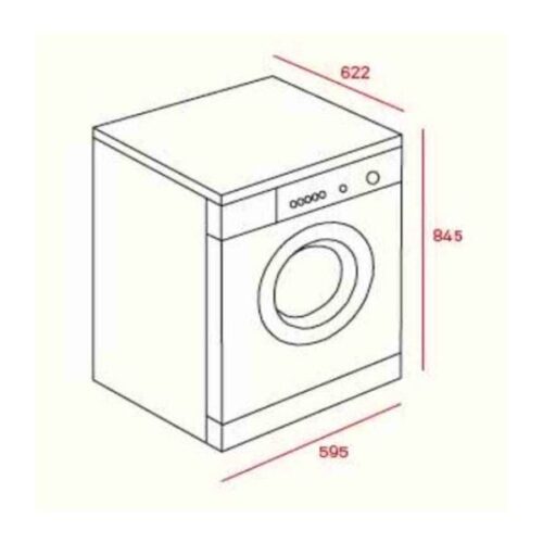 Kích thước của Máy sấy quần áo Bosch WTA74201SG