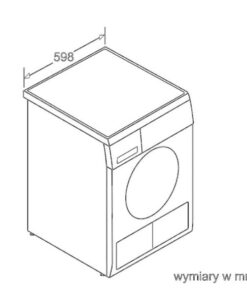 Kích thước của Máy sấy quần áo Bosch WTB86201PL