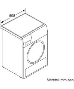 Kích thước của Máy sấy quần áo Bosch WTW85560BY