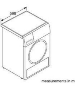 Kích thước của Máy sấy quần áo Bosch WTW85561BY
