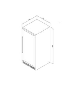 Kích thước của Tủ Rượu Malloca MWC-120DC
