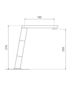 Kích thước của Vòi rửa bát Malloca K131BR