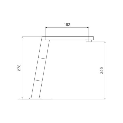 Kích thước của Vòi rửa bát Malloca K131BR