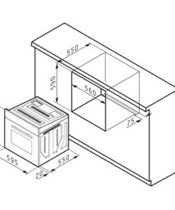 lo nuong pyramis 60in 1007 inox 1
