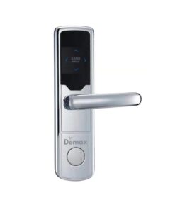 Khóa cửa điện tử Demax HSL606S - Silver - Khóa khách sạn tích hợp đầu đọc thẻ