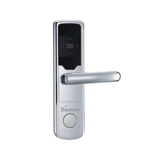 Khóa cửa điện tử Demax HSL606S - Silver - Khóa khách sạn tích hợp đầu đọc thẻ