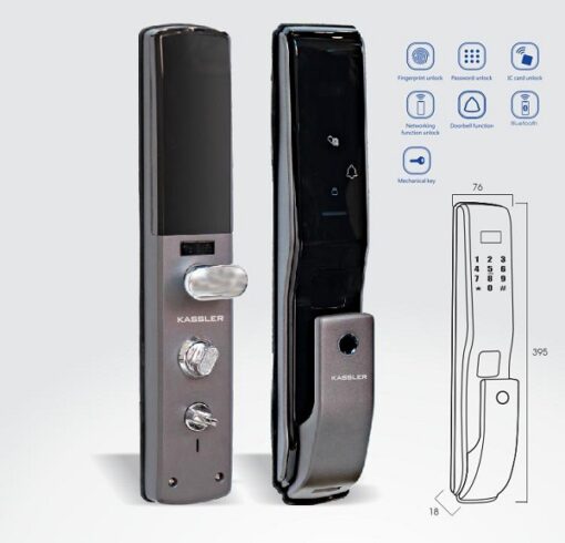Khóa điện tử Kassler KL-789/ Khóa vân tay - Ảnh 2