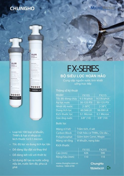Thiết bị lọc nước ChungHo FX-21S 8 FX 21S 2