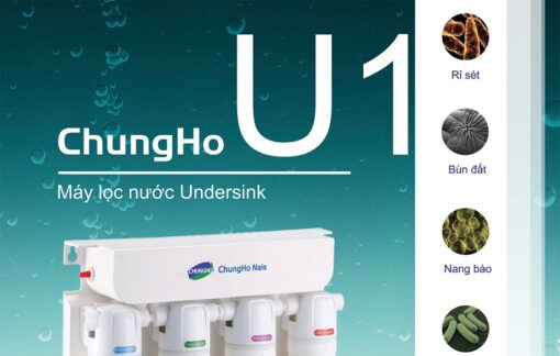 Máy lọc nước ChungHo UF1 - 4 bước - Ảnh 2