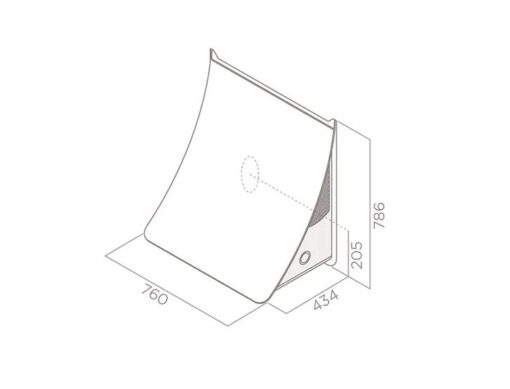 Máy hút mùi Elica NUAGE DRYWALL/F/75 - Ảnh 4