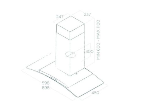 Máy hút mùi Elica REEF IX/A/60 - Ảnh 3