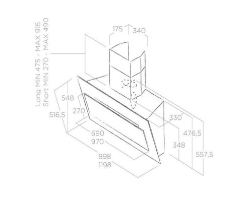 Máy hút mùi Elica VERTIGO BL/F/90 7 may hut mui elica vertigo bl f 90 2