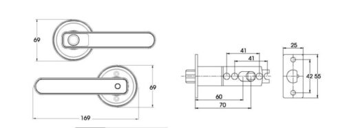 Khóa cửa vân tay Demax SL108 BL - Ảnh 2
