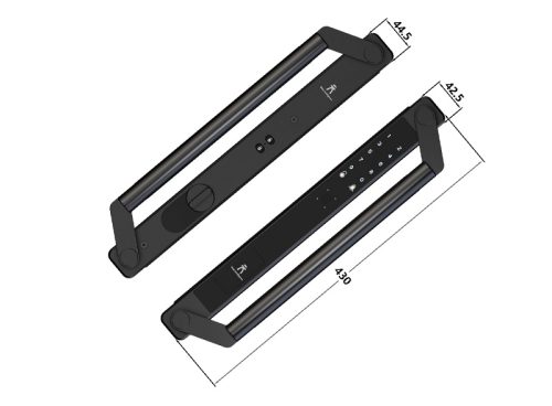 Khóa cửa đại sảnh biệt thự Demax SL808 GS Lux App Wifi 6 sl808 gs lux app wifi 1