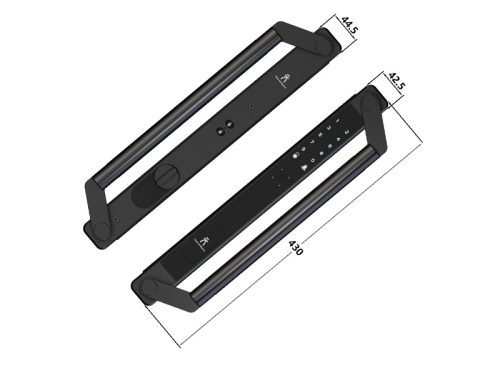 Khóa cửa đại sảnh biệt thự nhận diện khuôn mặt Demax SL908 GS Lux App Wifi 6 sl908 gs lux app wifi 1