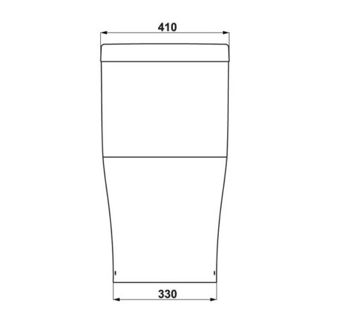 Bồn cầu một khối Sapporo Hafele 588.79.412 - Ảnh 4