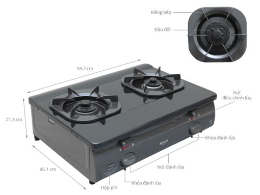 Bếp gas dương Rinnai RJ 8600FE - Ảnh 2