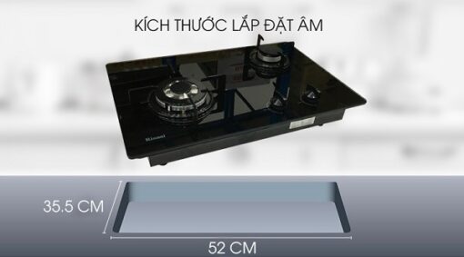 Bếp Gas Âm RINNAI RVB-6SDQ(B) - Ảnh 2