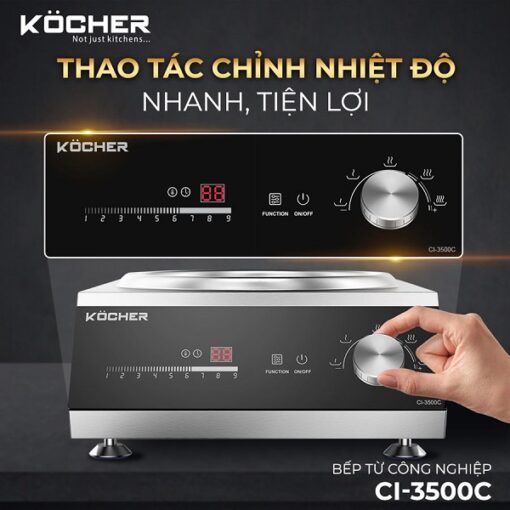 Bếp từ công nghiệp Kocher CI-3500C - Ảnh 5