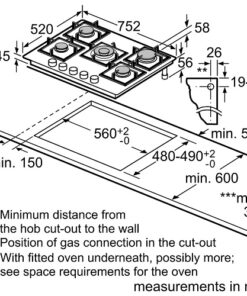 Điều khiển Bếp gas Bosch PPQ7A6B90