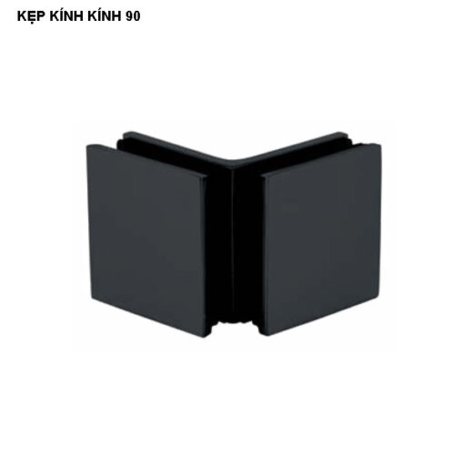 Kẹp kính - kính 90º màu đen Hafele 981.77.917