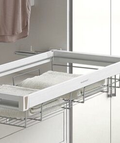 của rổ để đồ gấp ray giảm chấn Eurogold EVA370