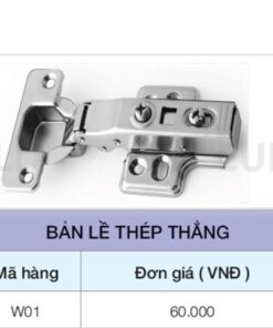 Bản lề thép thẳng Eurogold W01