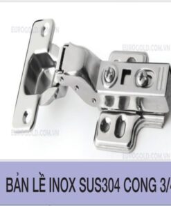 Bản lề inox SUS304 cong 3/4 Eurogold EWP103
