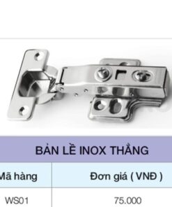 Bản lề Inox thẳng Eurogold WS01