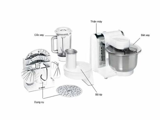 Máy chế biến thực phẩm đa năng Bosch MUM48CR1 - Ảnh 2