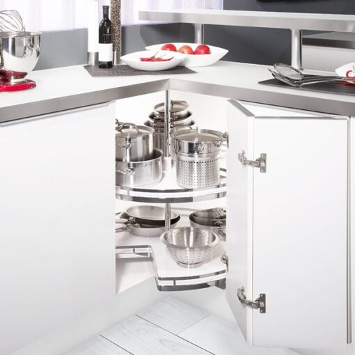 Bộ mâm xoay 2 tầng 270 độ 900mm Hafele 542.31.650