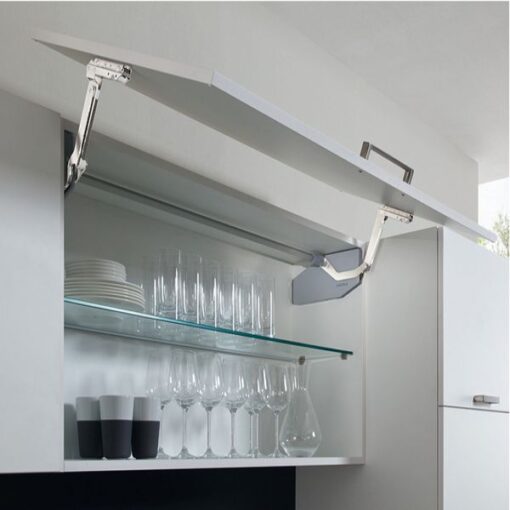 Bộ tay nâng Free Swing Hafele 493.05.764, trắng