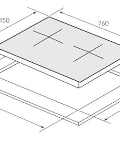 kích thước của Bếp từ Eurosun EU-T892G