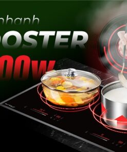 Chế độ booster của bếp từ kết hợp hồng ngoại Eurosun EU-TE259Pro
