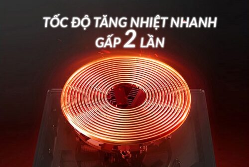 Tốc độ gia nhiệt của bếp từ kết hợp hồng ngoại Eurosun EU-TE259Pro