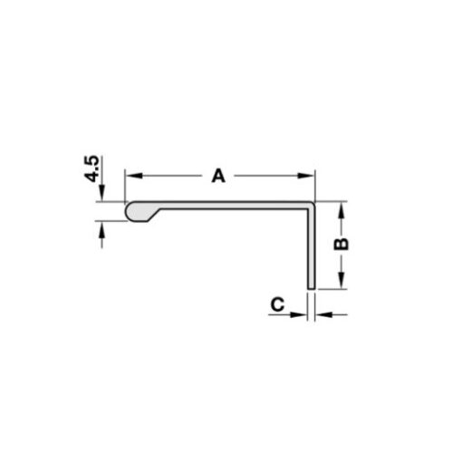 Tay Nắm Dạng Thanh Nhôm 3000mm Hafele 126.27.907