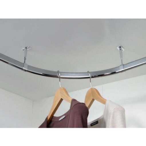 Bas đỡ thanh nhôm móc áo Hafele 802.07.200 - Ảnh 2