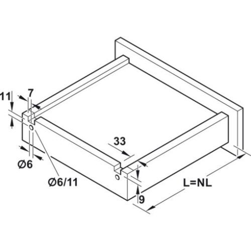 Ray âm Hafele 433.07.225 5 Ray âm Hafele 433.07.225