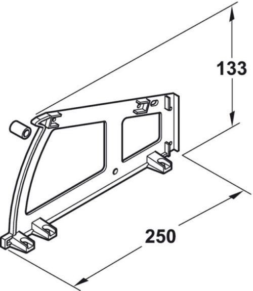 Phụ kiện tủ giày Hafele 892.14.719 5 Phụ Kiện Tủ Giày Hafele 892.14.719