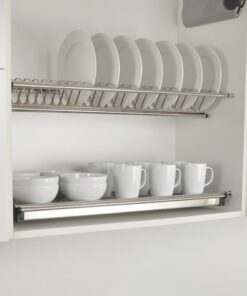 Giá để bát đĩa inox cố định 2 tầng Inoxen BV70