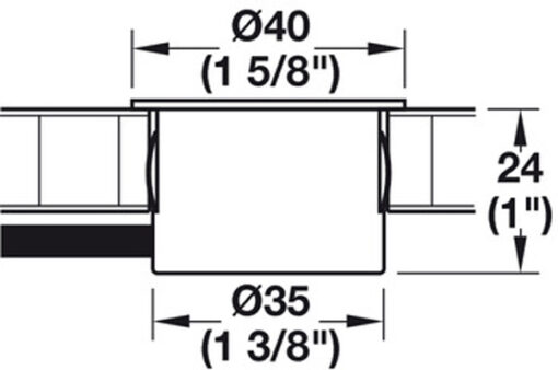 Kích thước của Bộ chuyển nguồn 12V sang 5V 833.73.751