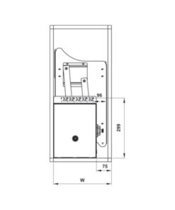 Bộ rổ bát đĩa Hafele Lento 504.76.009 600mm