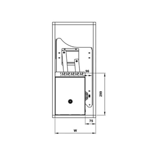 bo ro bat dia hafele lento 504 76 023 900mm 1