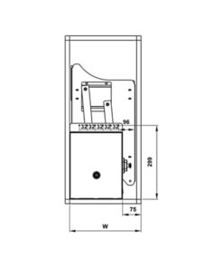 Bộ rổ bát đĩa Hafele Lento 504.76.143 900mm