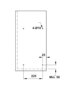 Bộ rổ bát đĩa Hafele Presto 544.40.023 600mm