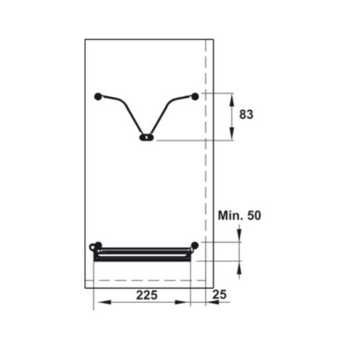 Bộ rổ bát đĩa Hafele Presto 544.40.023 600mm