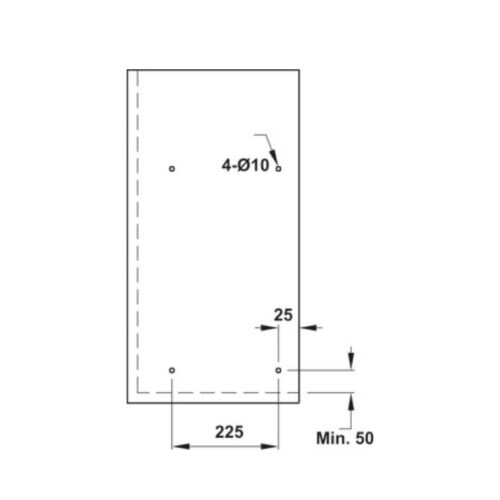 Bộ rổ bát đĩa Hafele Presto 544.40.031 700mm