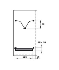 Bộ rổ bát đĩa Hafele Presto 544.40.033 800mm